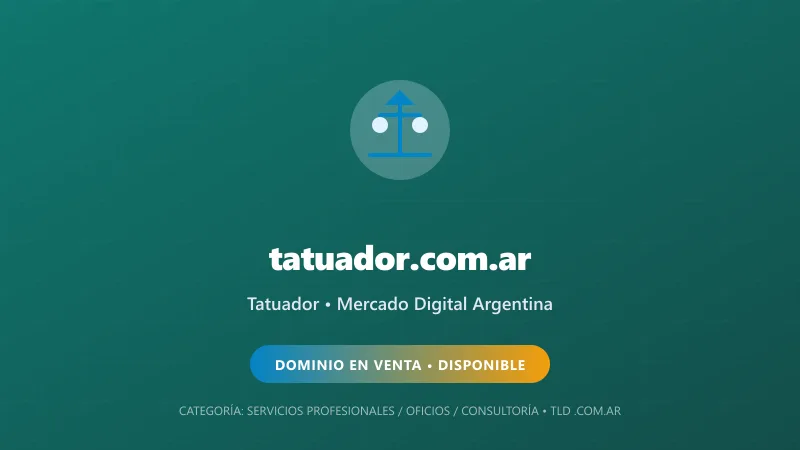 Identidad gráfica y activo digital para Tatuador en Argentina